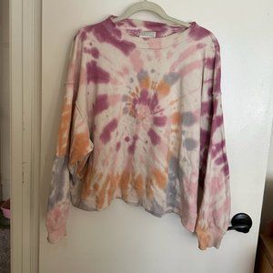 American Eagle tie dye oversize sweatshirt